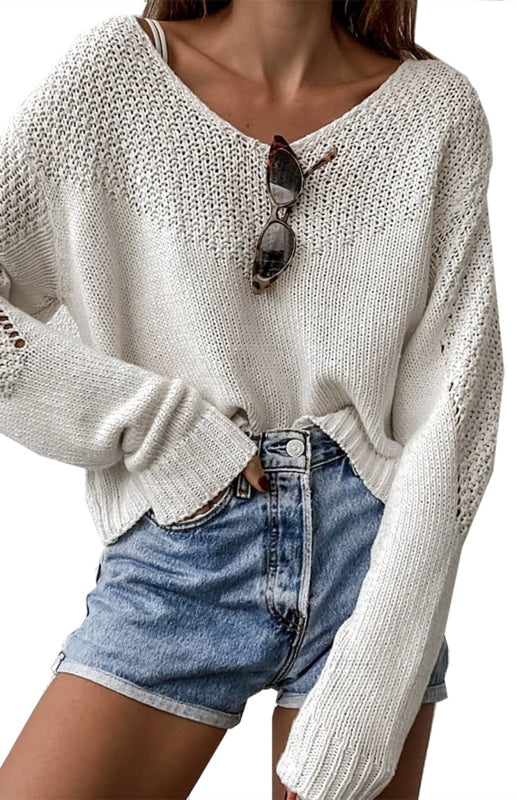 Women's Loose Large Drop Shoulder Sweater