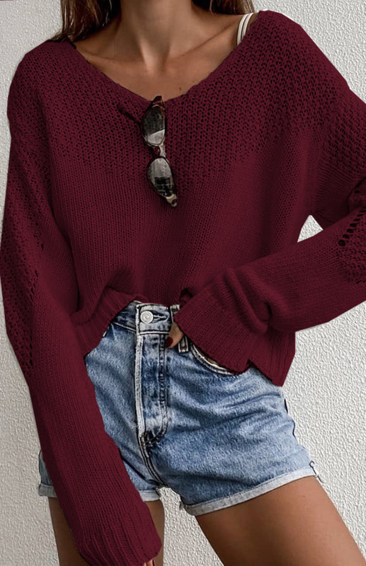 Women's Loose Large Drop Shoulder Sweater