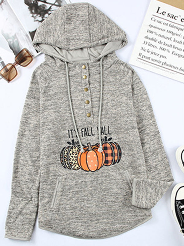 Women's Halloween Print Raglan Sleeve Top